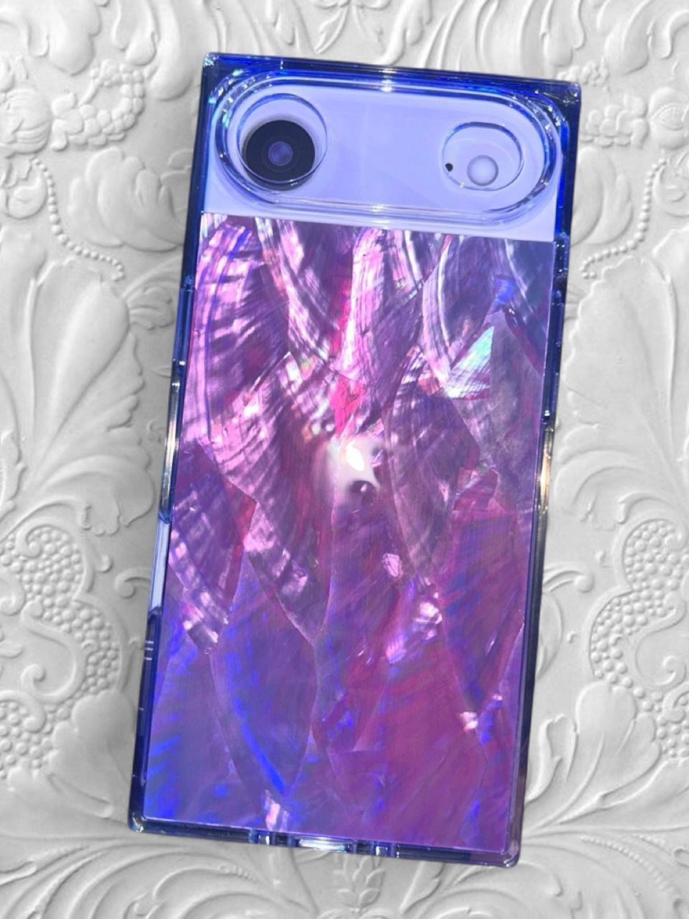 Flaunt iPhone Air Case (6.6”) in Pink Mother of Pearl 🔮